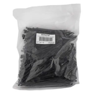 1000 Pc Bag Black Nylon 4" Cable Zip Ties Self Locking Head UV Heat Crafts Home