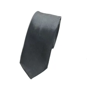 5cm Men Skinny Necktie Narrow Solid Color Polyester Tie