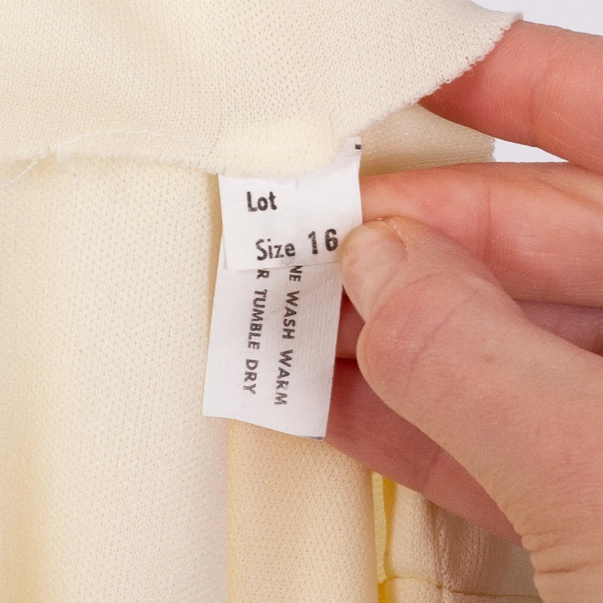 70s Light Yellow Midi Disco Dress - Large