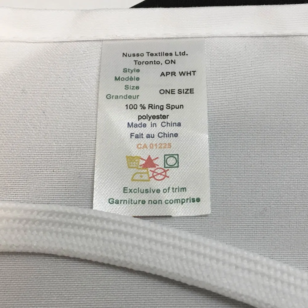 Apron - White (Polyester)