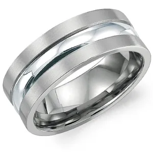Ben Garelick 9MM Titanium High Polished Convex Center Wedding Band