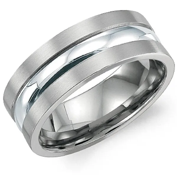 Ben Garelick 9MM Titanium High Polished Convex Center Wedding Band