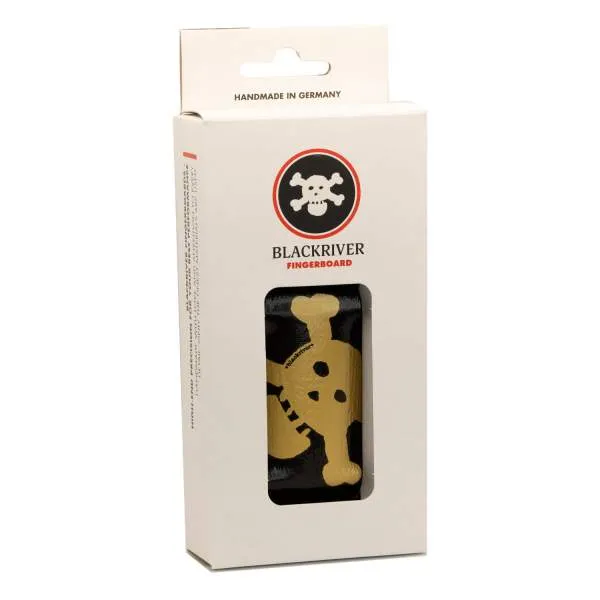 Blackriver Fingerboards Single Deck - New Skull Gold - X-Wide 33.3mm