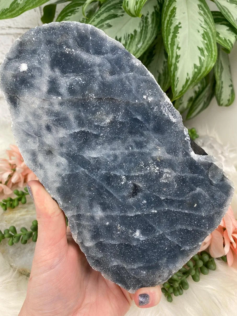 Blue Gray Chalcedony