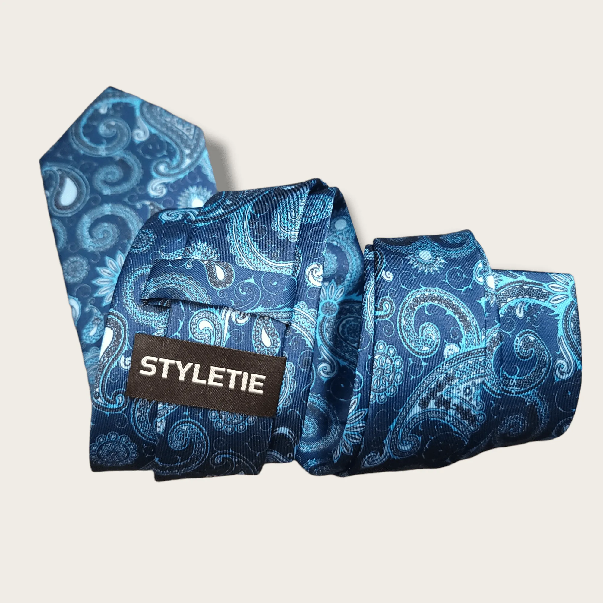 Blue Paisley Tie