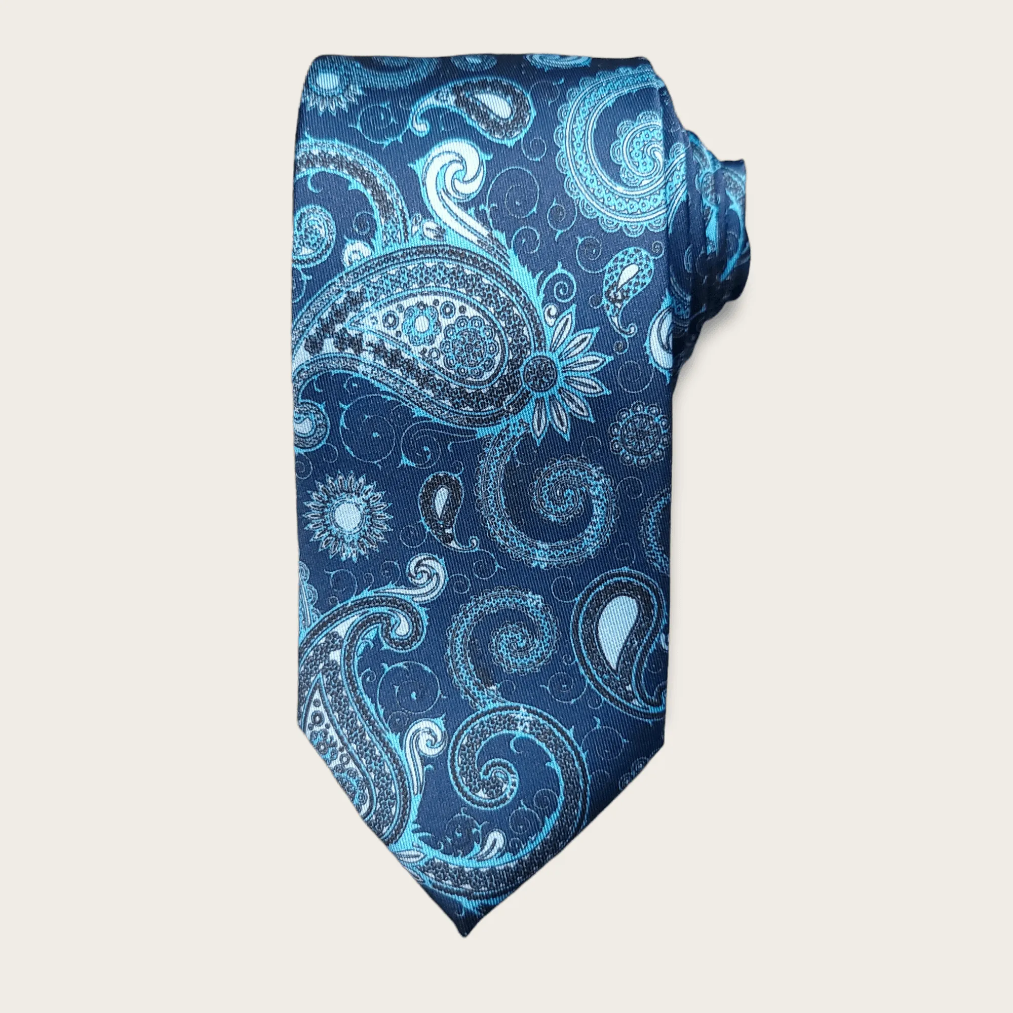 Blue Paisley Tie