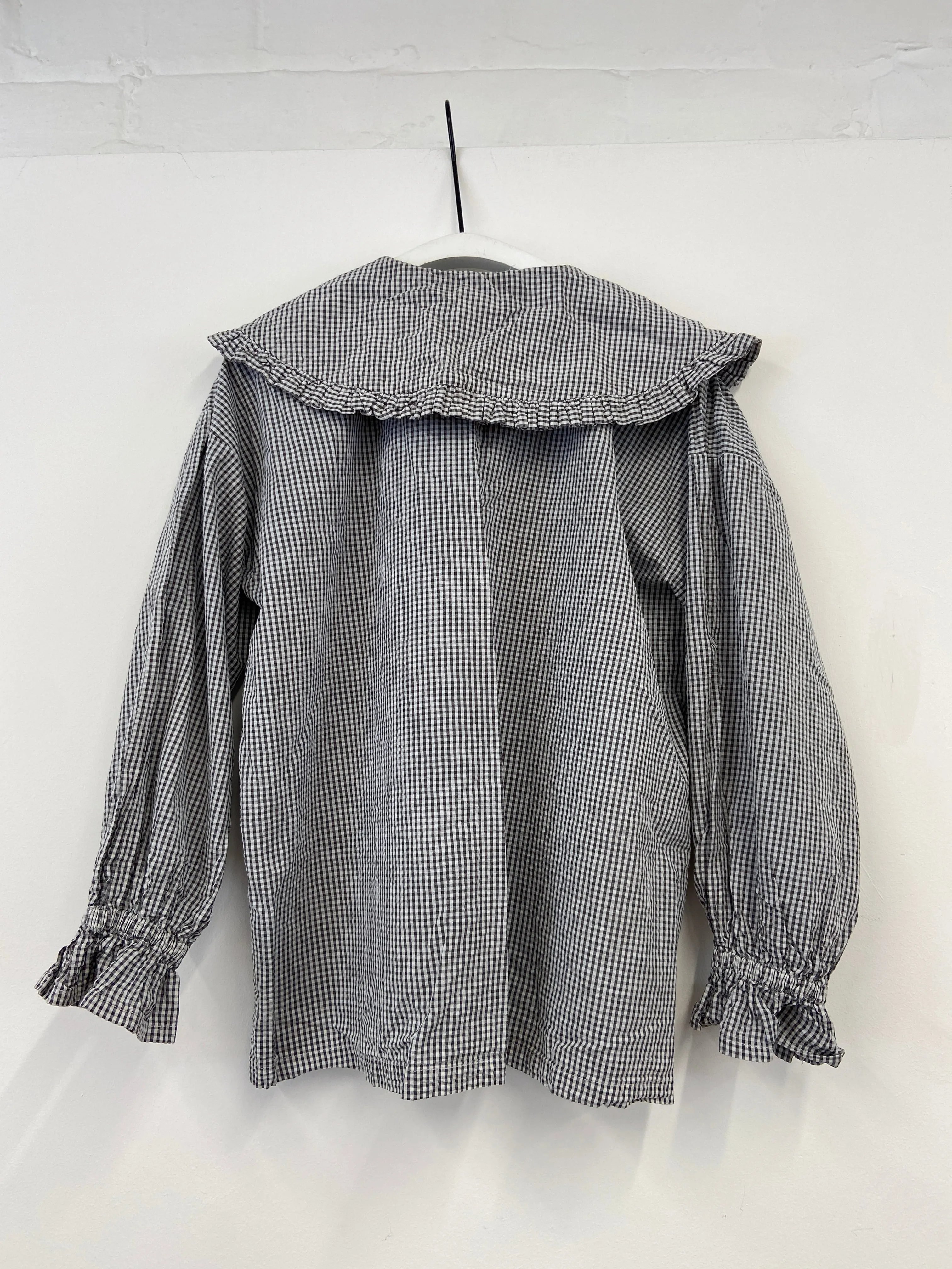 Camilla Blouse in Black Check Size S