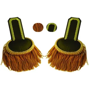 Ceremonial Uniform Embroidered Epaulette Pair