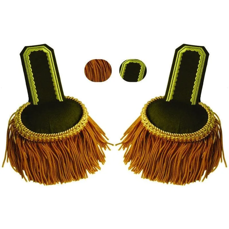 Ceremonial Uniform Embroidered Epaulette Pair
