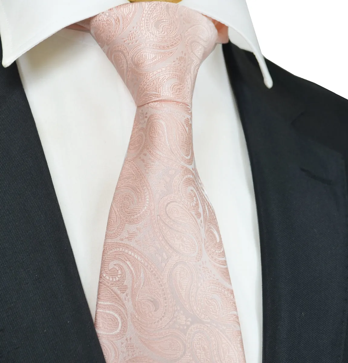 Classic Formal Blush Paisley Necktie