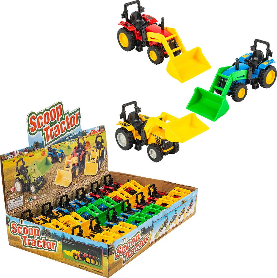 Die Cast Scoop Tractor