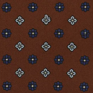 Floral Printed Bespoke Silk Tie - Beech