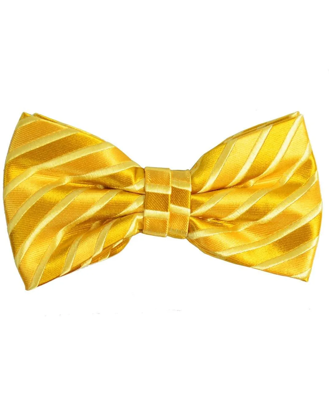 Golden Glow Silk Bow Tie and Pocket Square