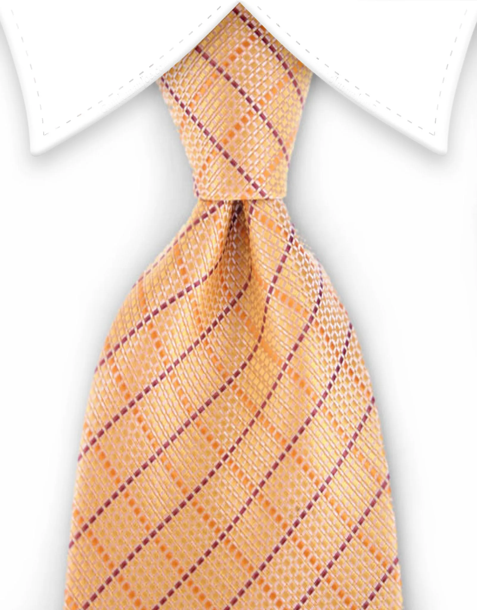 Golden Yellow Crisscross Tie