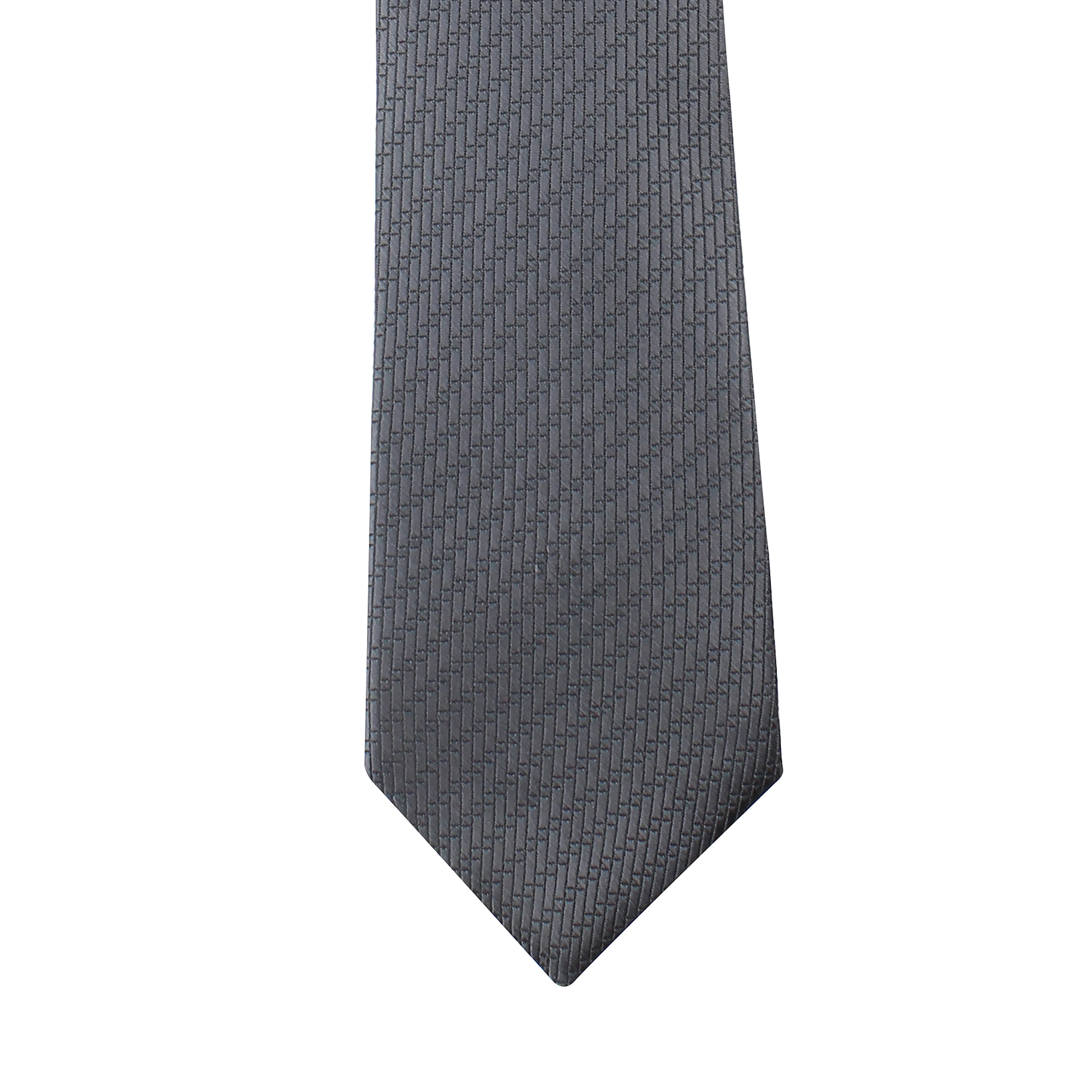 Kovove Elegant Black Solid Neck Tie For Men