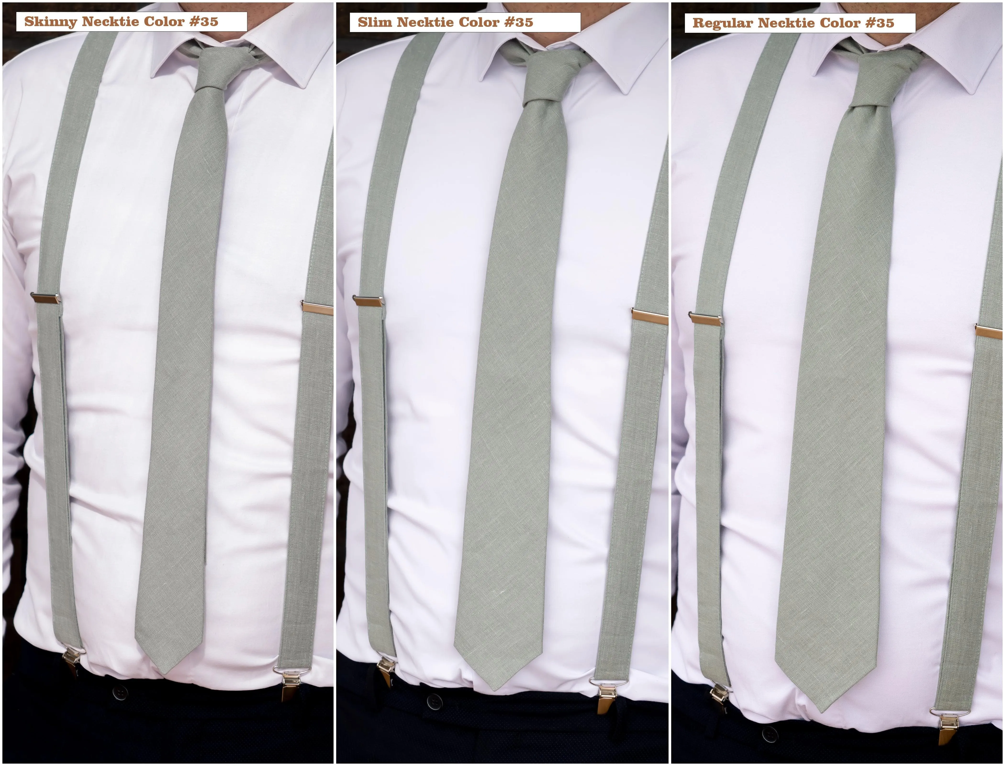 Mint bow tie for groom | Mint linen bow tie