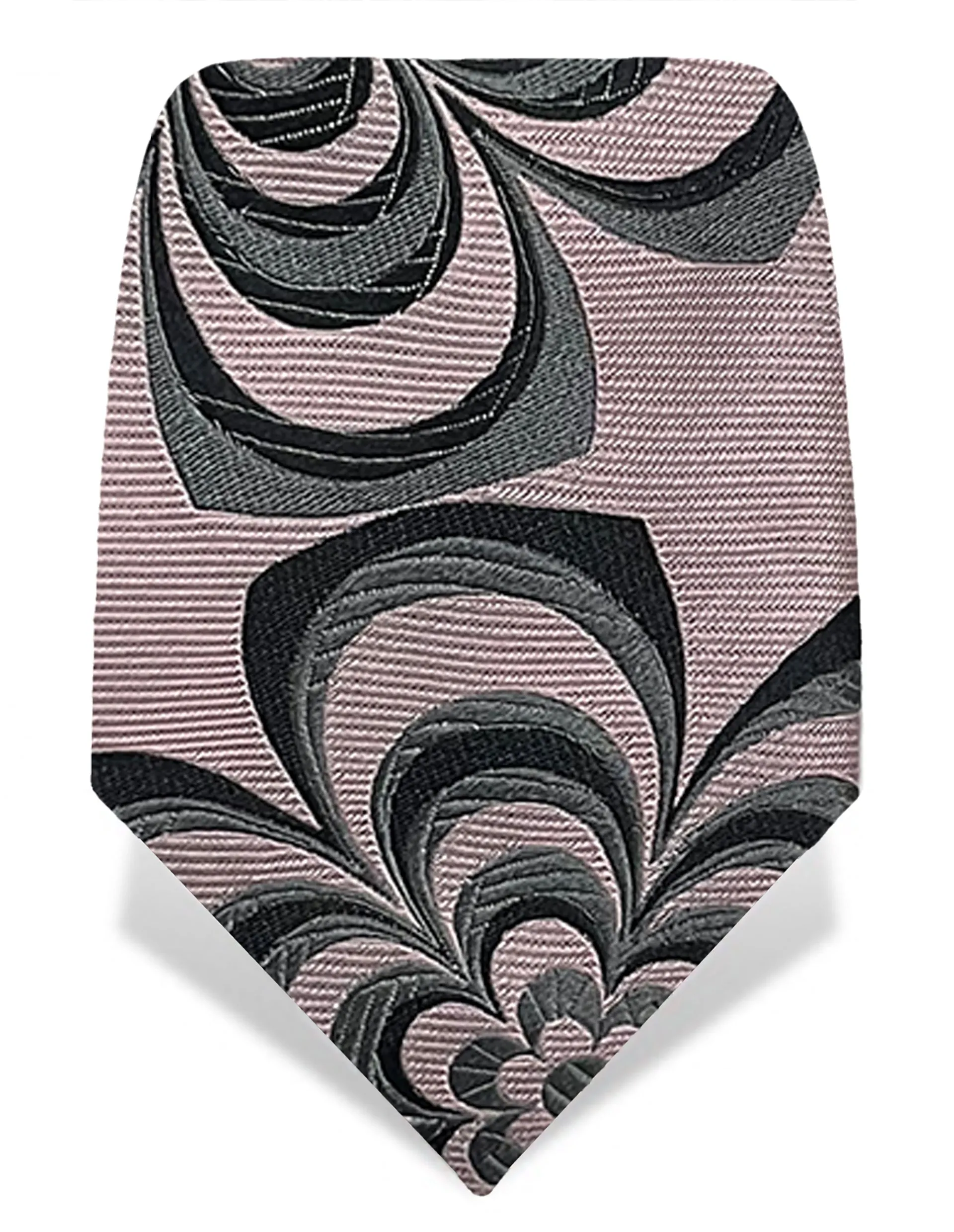 Pink & Yellow Daisies Mixed Silk Jacquard Tie