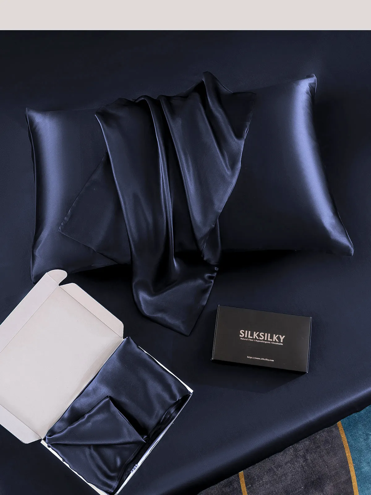 Pure Silk Pillowcase Envelope Closure-19Momme
