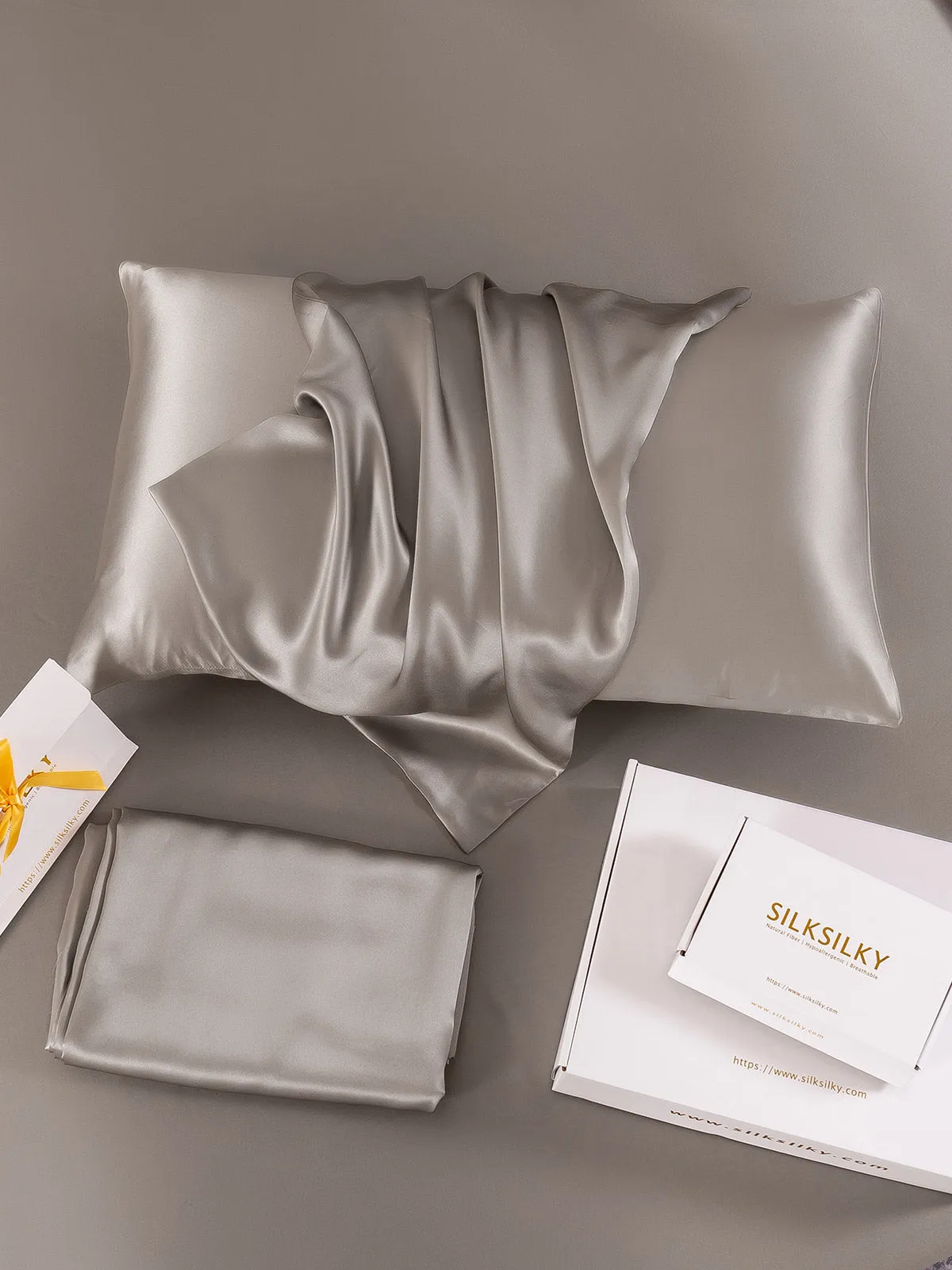 Pure Silk Pillowcase Envelope Closure-19Momme