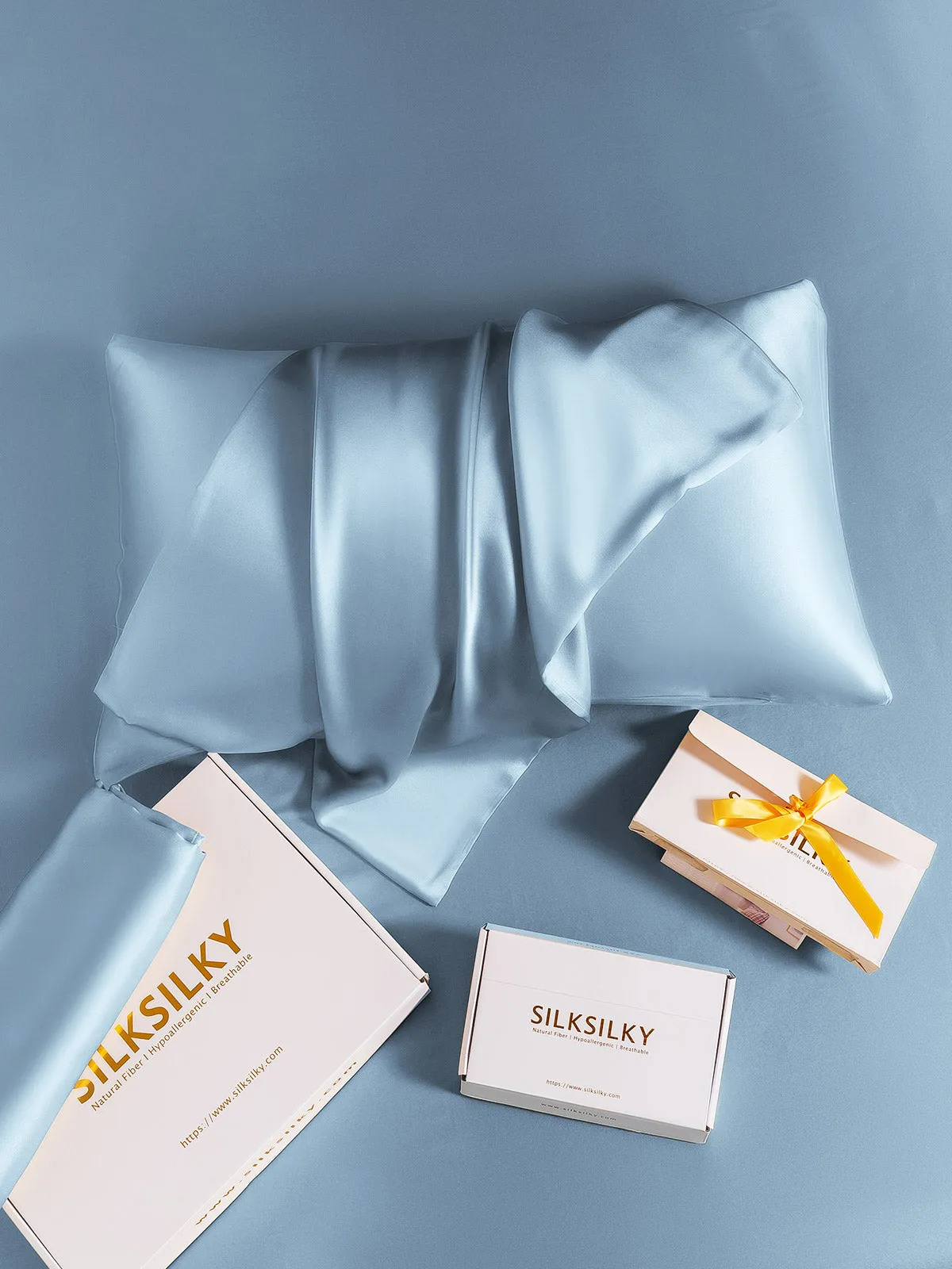 Pure Silk Pillowcase Envelope Closure-19Momme