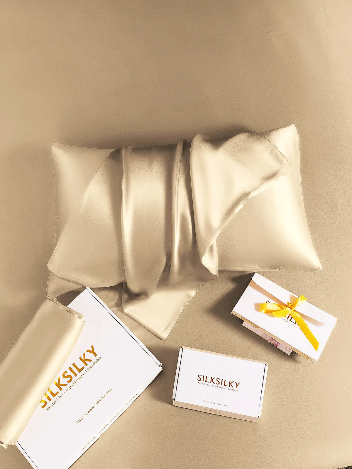 Pure Silk Pillowcase Envelope Closure-19Momme