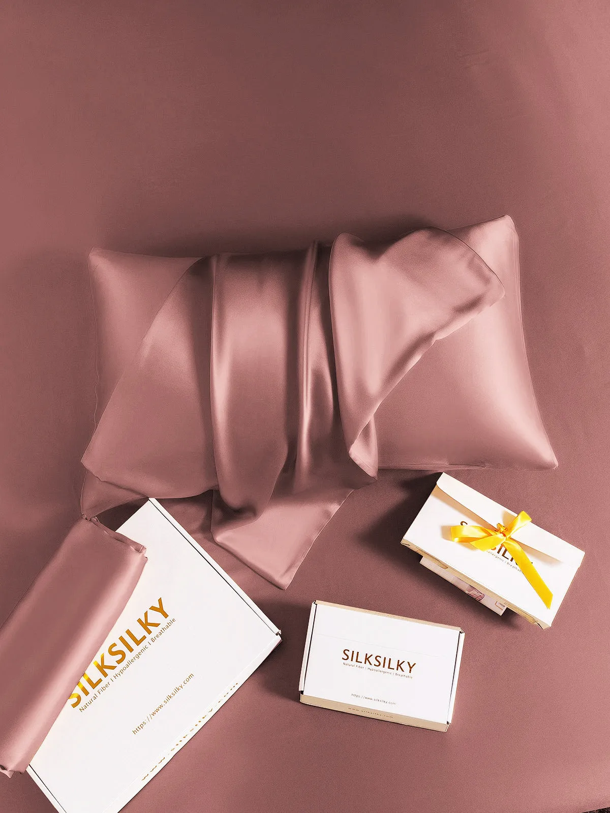Pure Silk Pillowcase Envelope Closure-19Momme