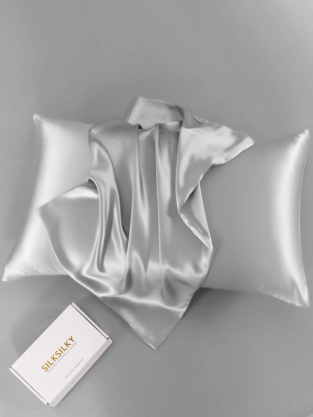Pure Silk Pillowcase Envelope Closure-19Momme