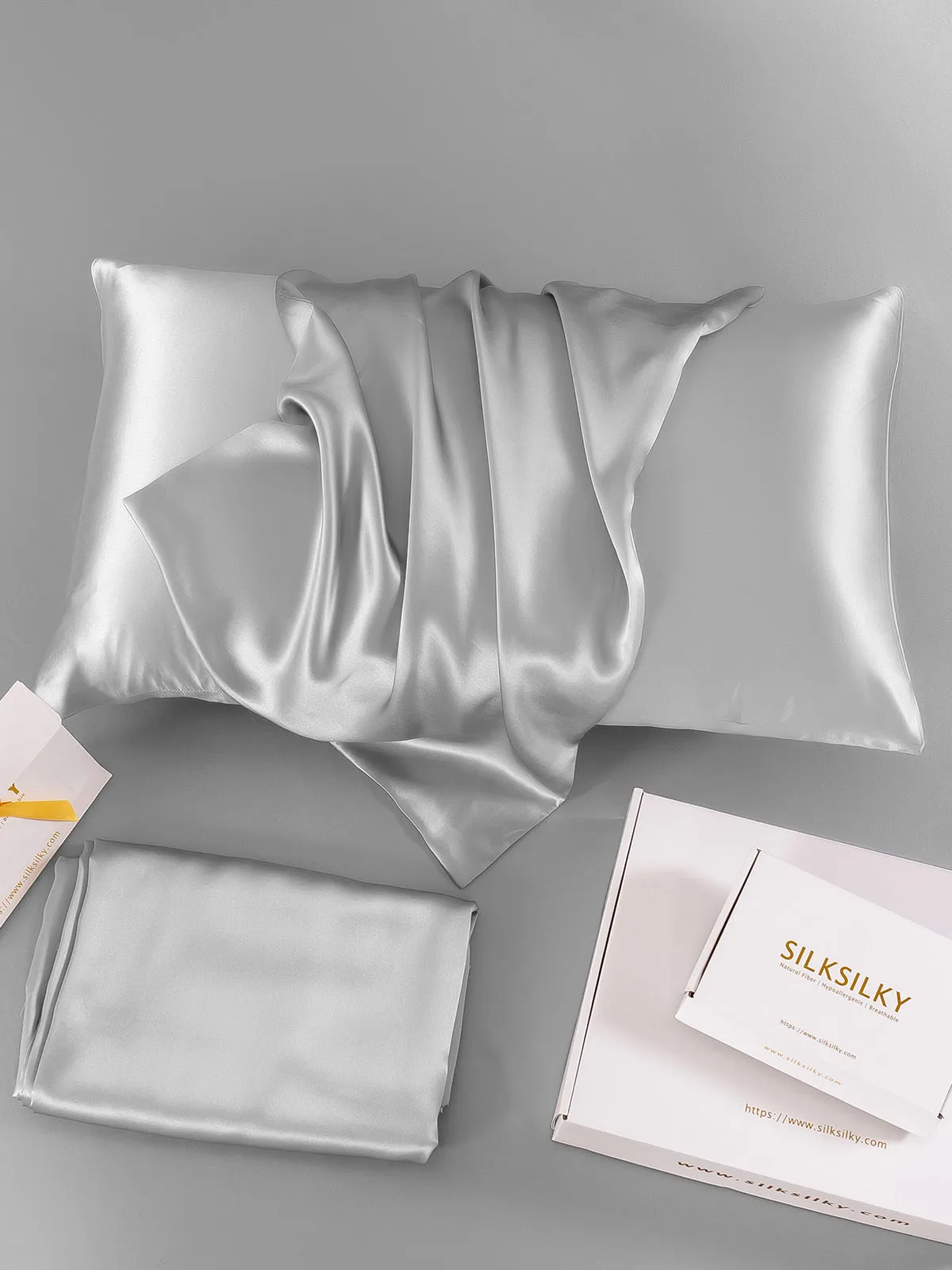 Pure Silk Pillowcase Envelope Closure-19Momme