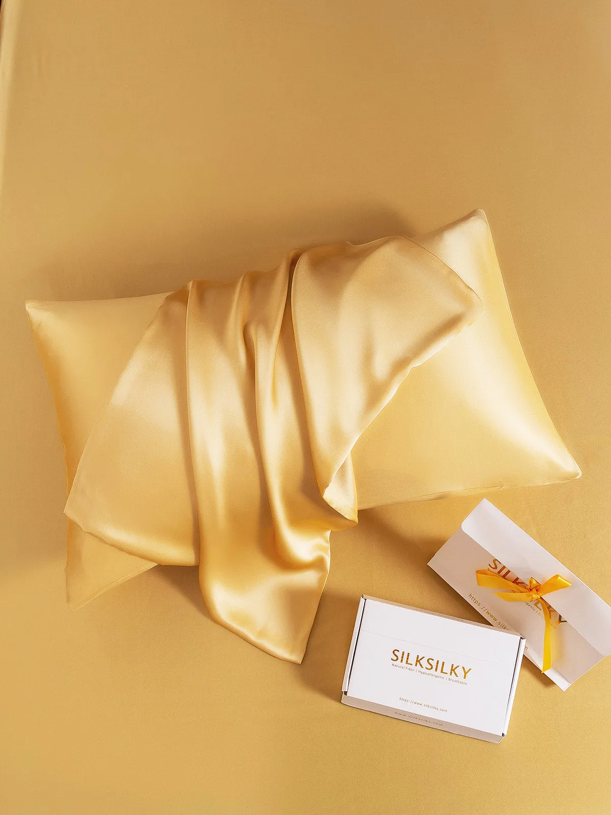 Pure Silk Pillowcase Envelope Closure-19Momme