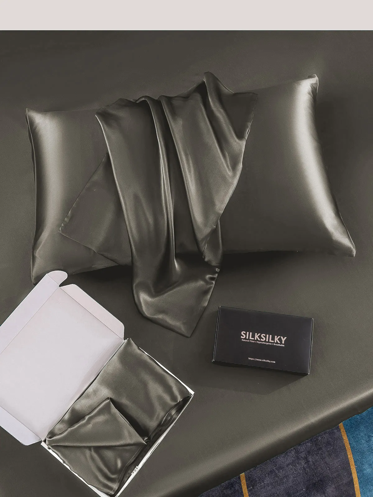 Pure Silk Pillowcase Envelope Closure-19Momme