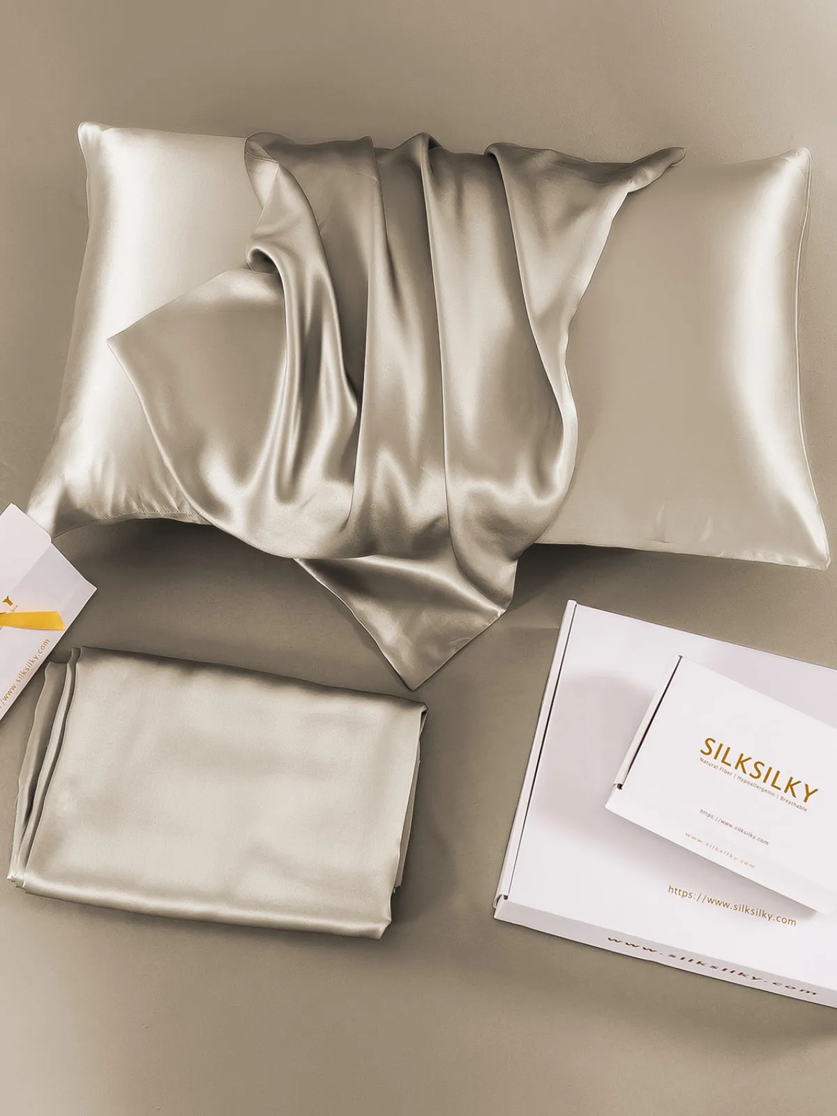 Pure Silk Pillowcase Envelope Closure-19Momme