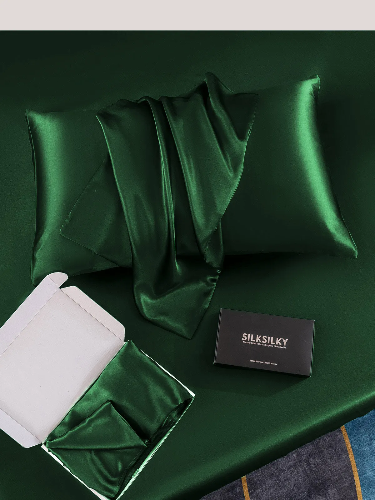 Pure Silk Pillowcase Envelope Closure-19Momme
