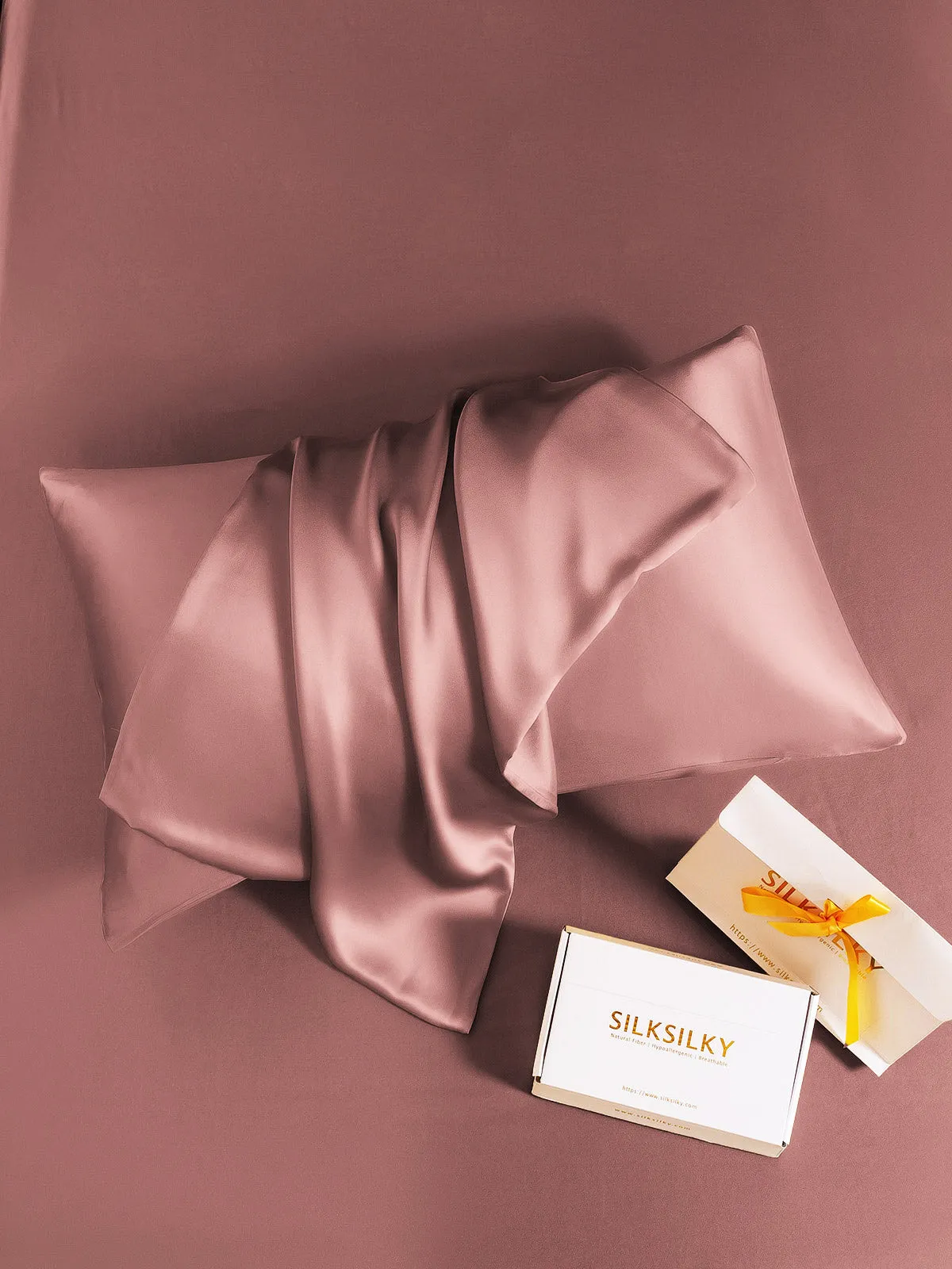 Pure Silk Pillowcase Envelope Closure-19Momme