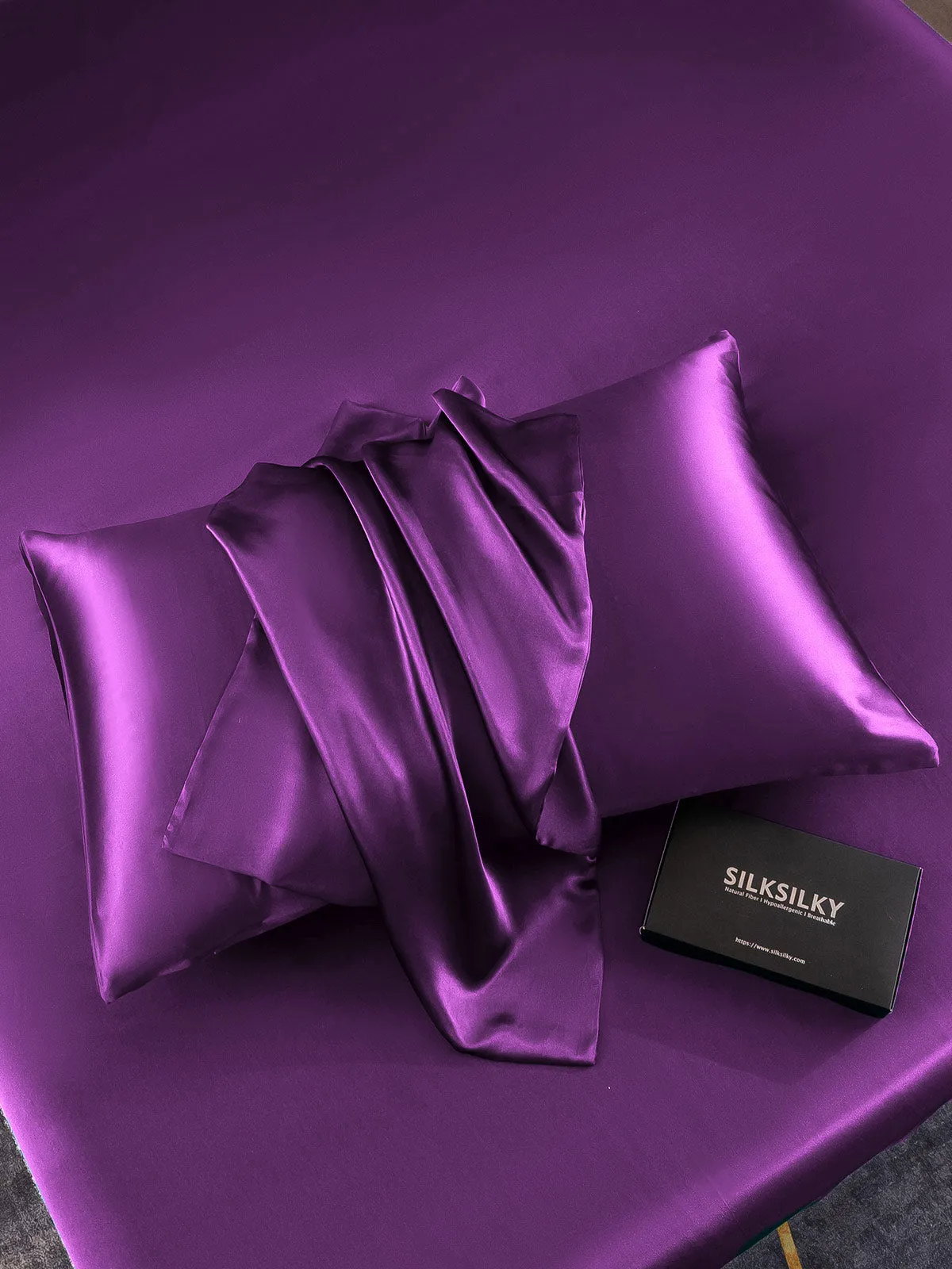 Pure Silk Pillowcase Envelope Closure-19Momme