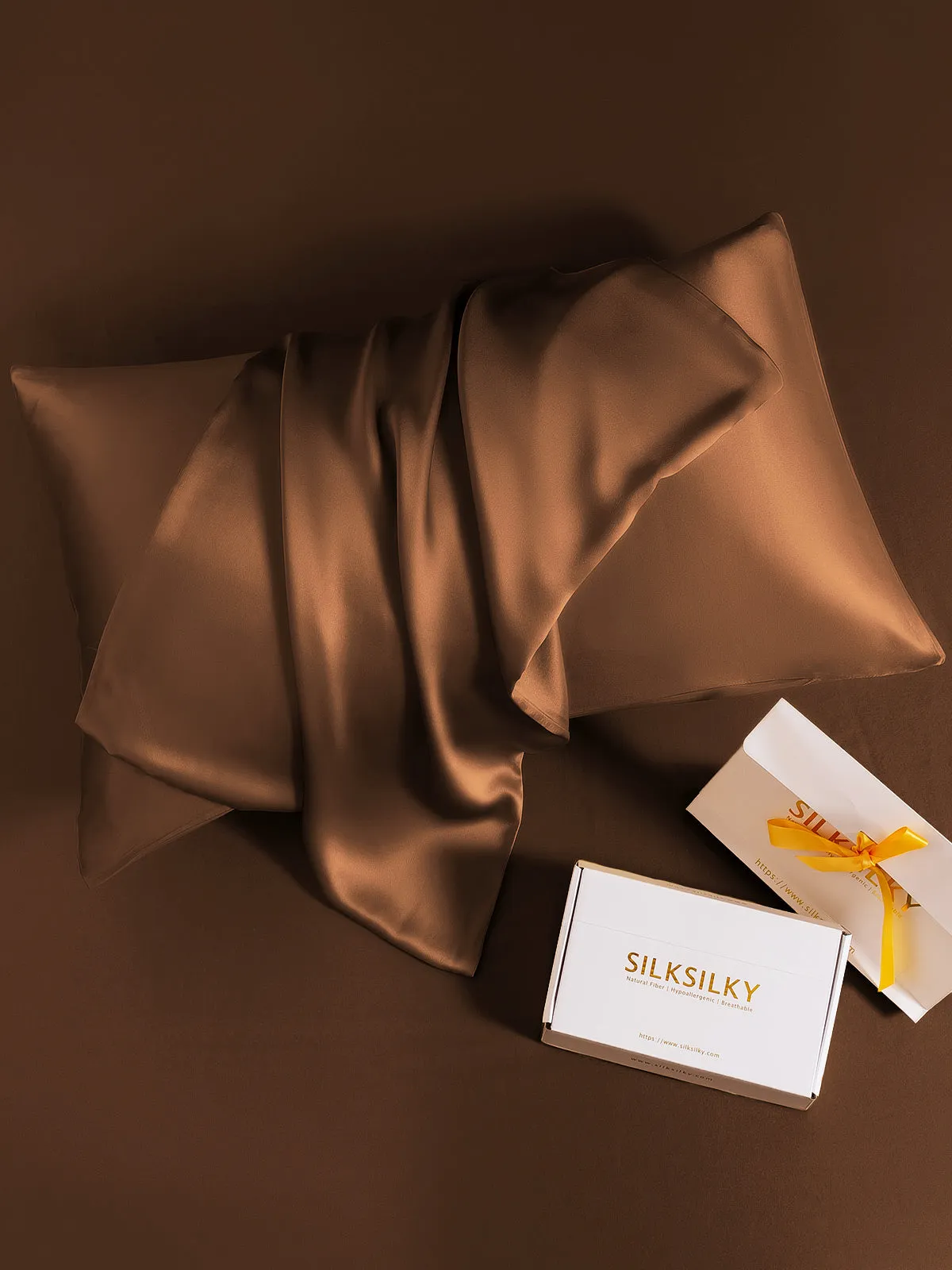 Pure Silk Pillowcase Envelope Closure-19Momme