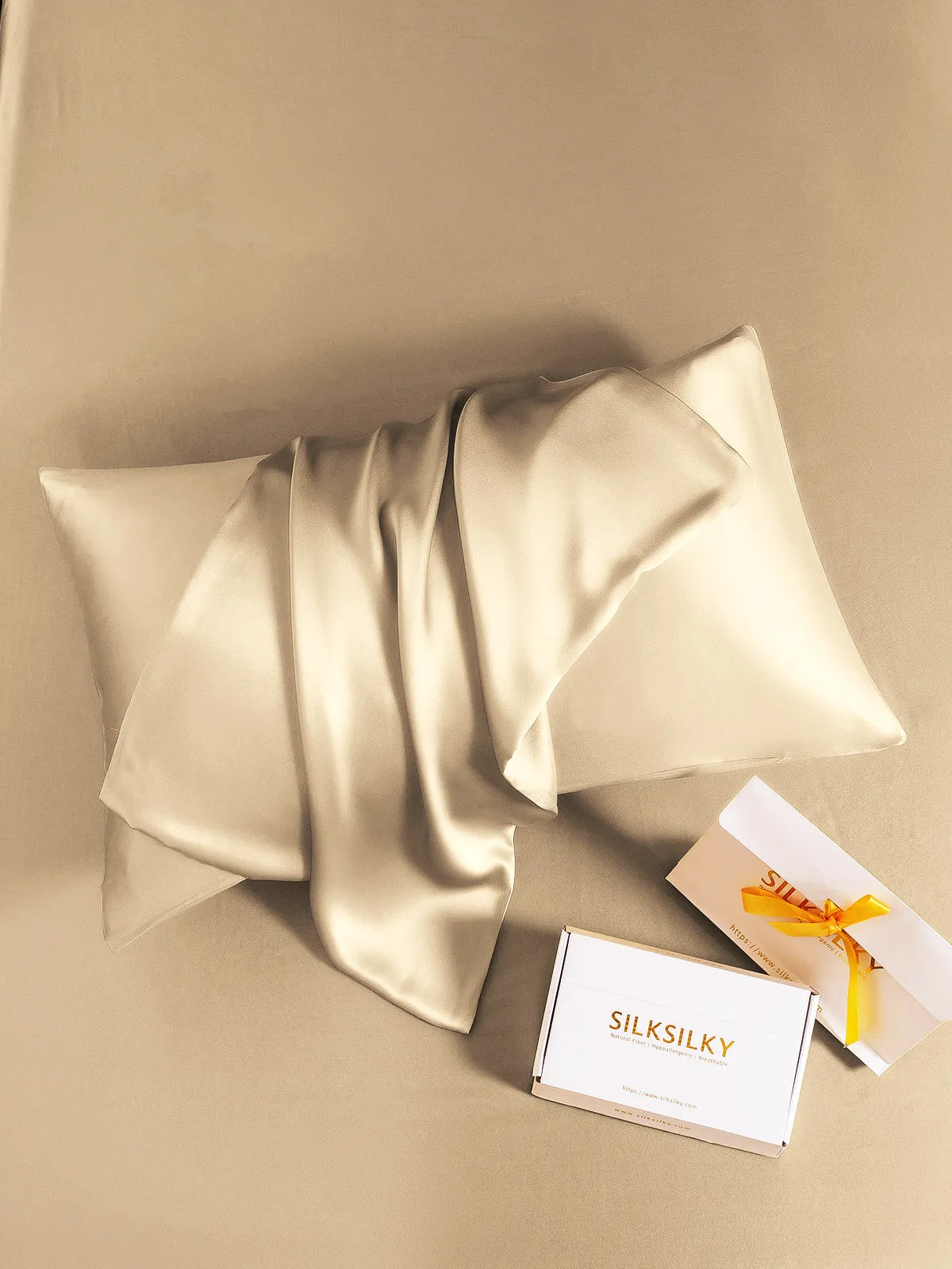 Pure Silk Pillowcase Envelope Closure-19Momme