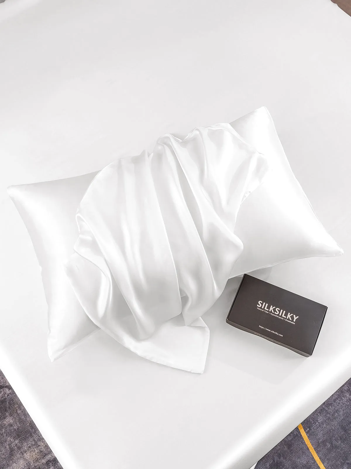 Pure Silk Pillowcase Envelope Closure-19Momme