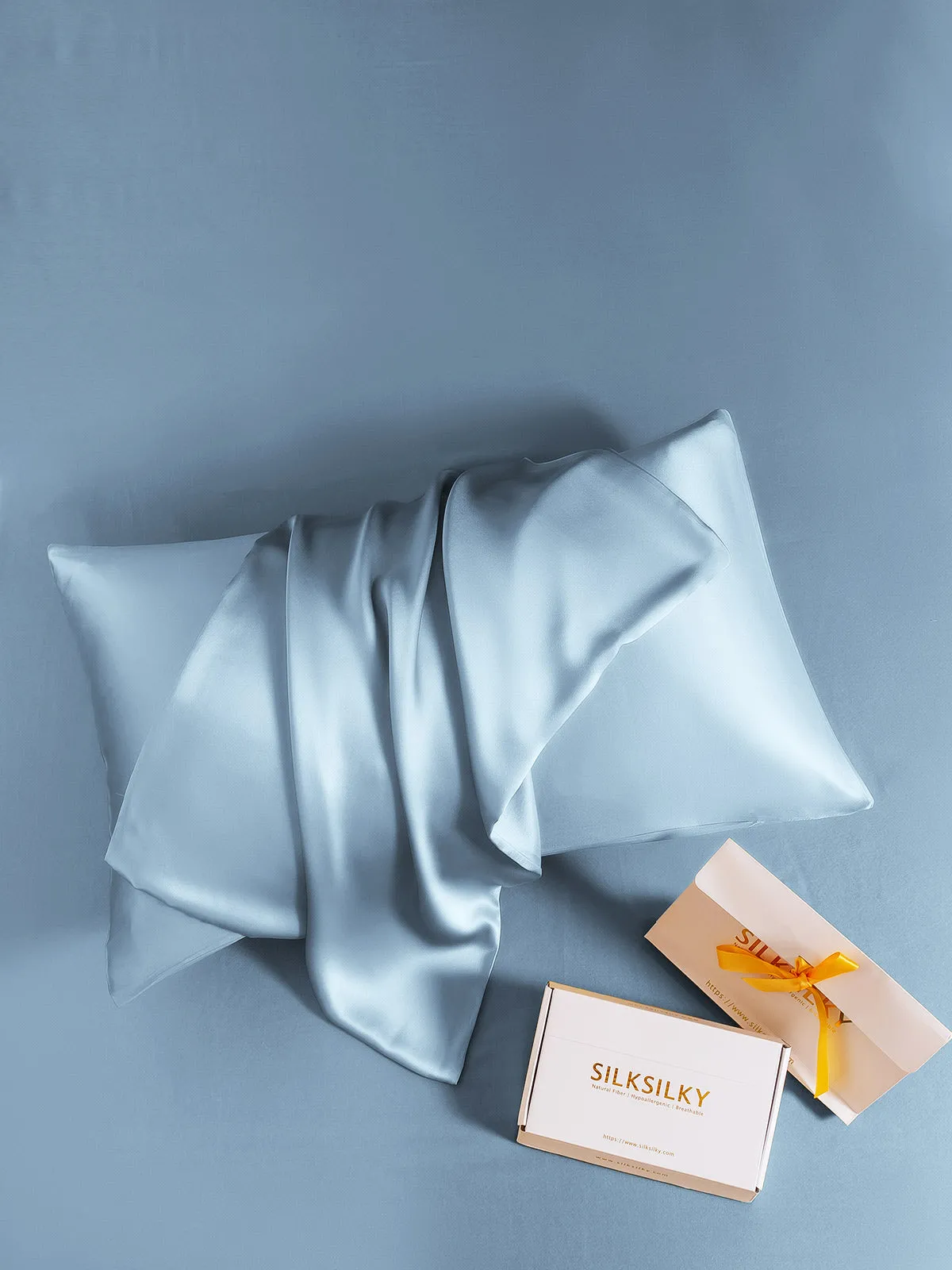 Pure Silk Pillowcase Envelope Closure-19Momme