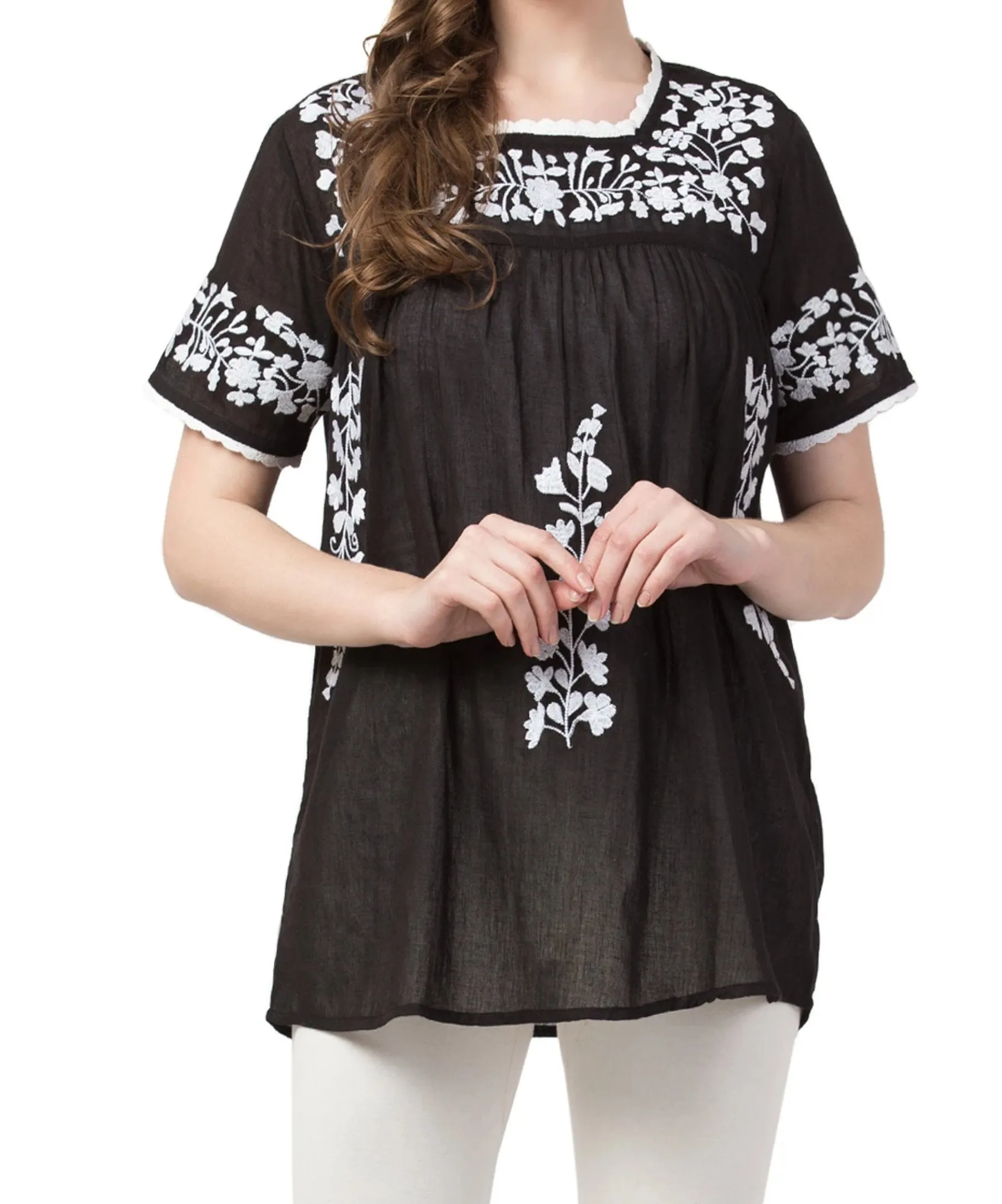 RAJ ALANA EMBROIDERED TOP