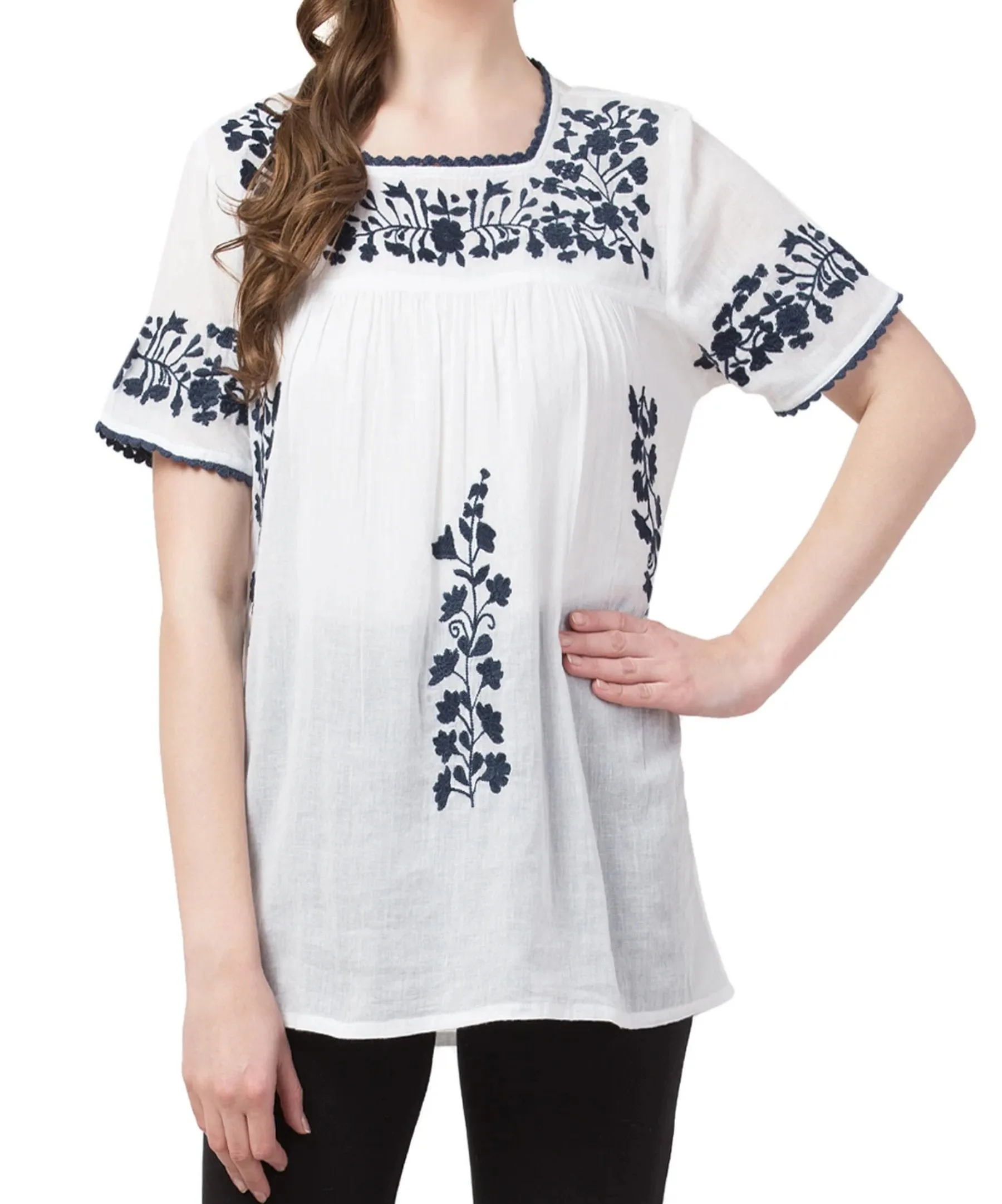 RAJ ALANA EMBROIDERED TOP
