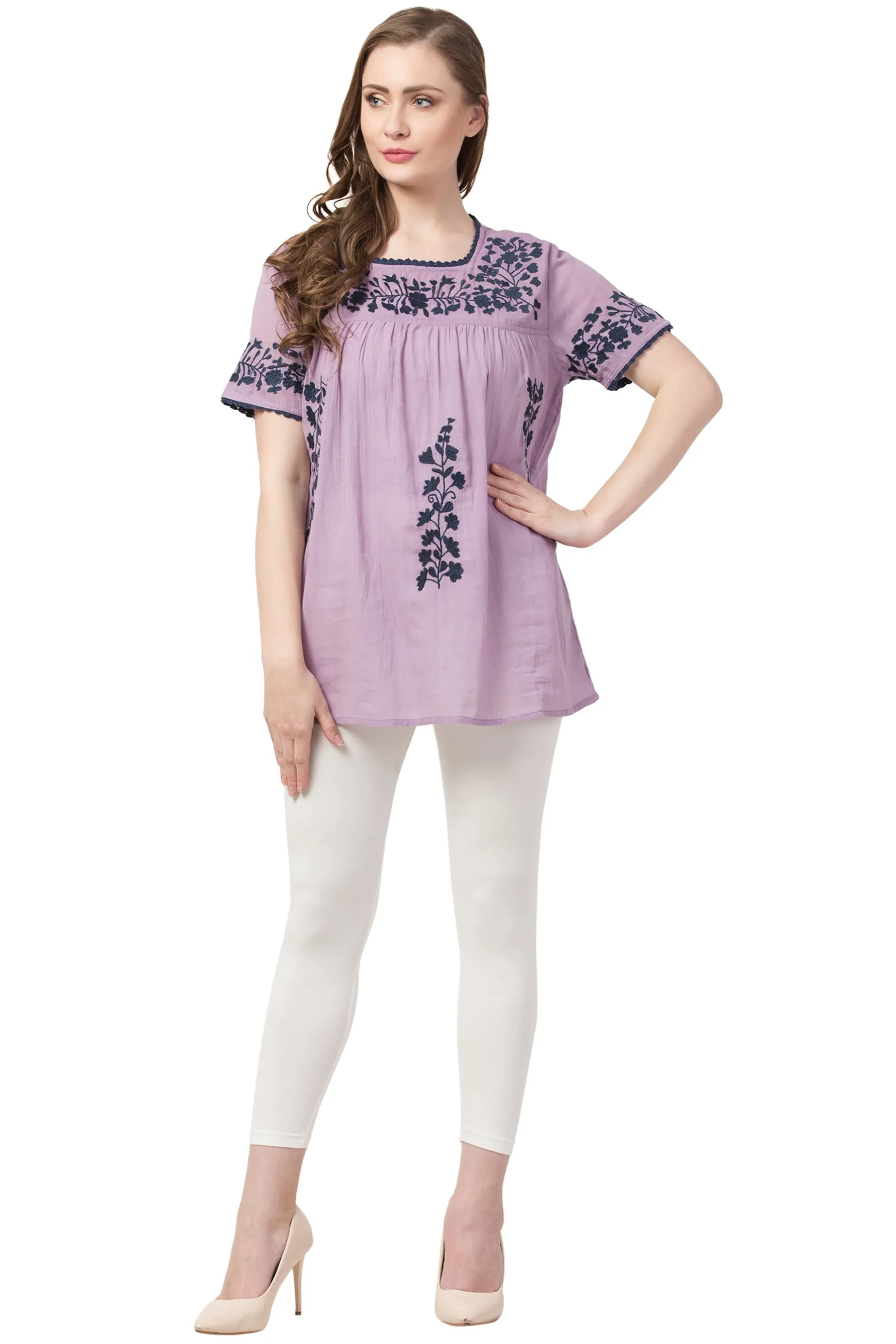 RAJ ALANA EMBROIDERED TOP