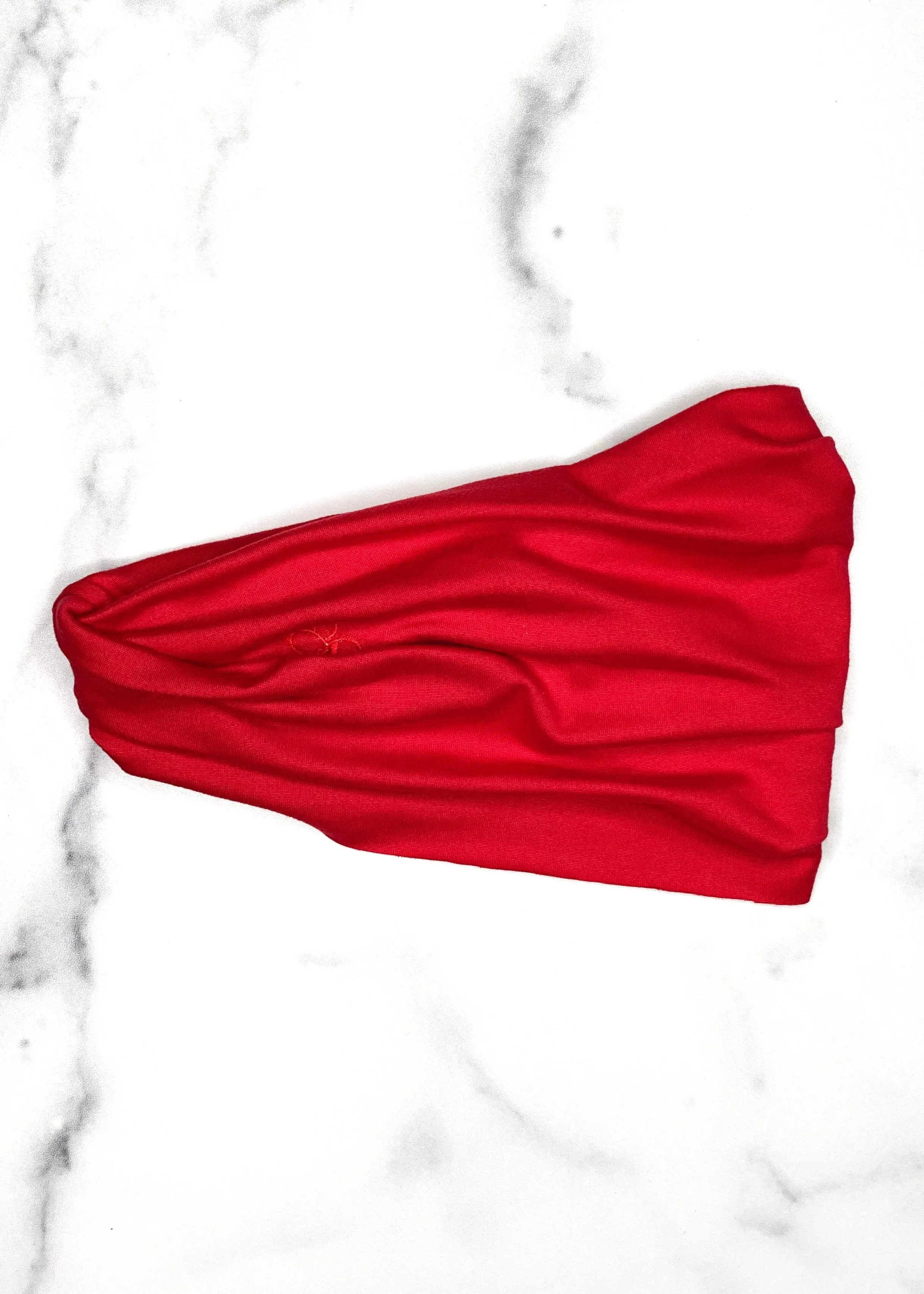 Red Extra Wide Yoga Headband