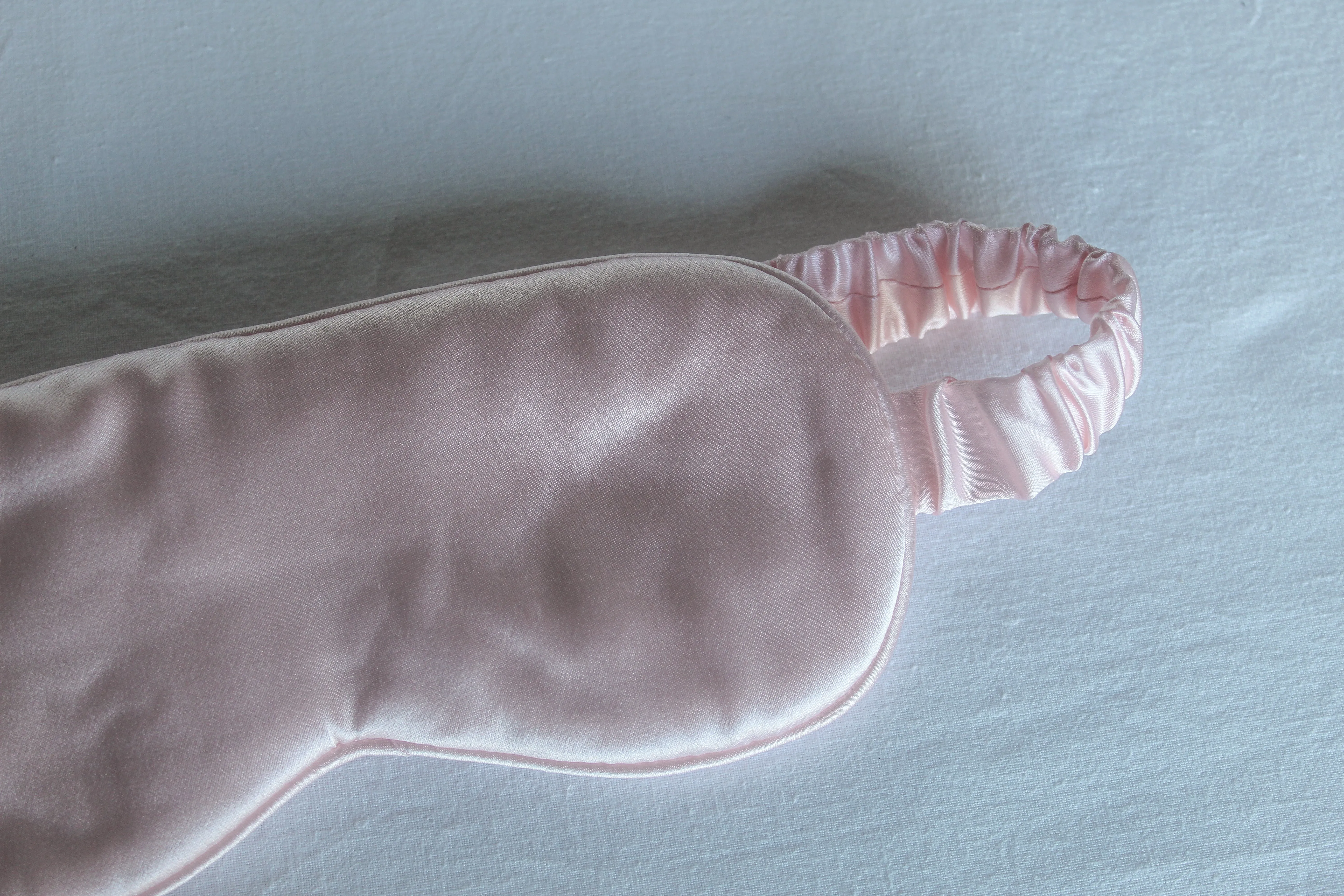 Rose Petal Pink Silk Sleep Eyemask
