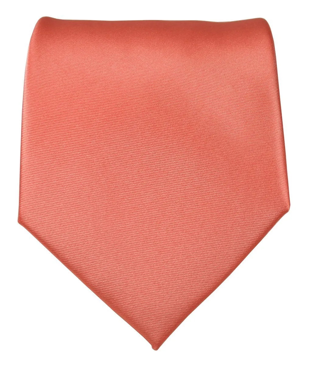 Solid Bittersweet Boys Zipper Tie